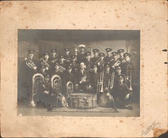 Photograph - MADGE SIMMONS COLLECTION: BENDIGO MUNICIPAL BAND