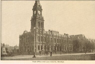 Photograph - POST OFFICE AND LAW COURTS, BENDIGO