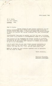 Document - NEWSPAPER AND PARCEL TICKETS