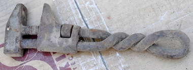 Tool - ADJUSTABLE SPANNER, TWISTED ROPE STYLE HANDLE