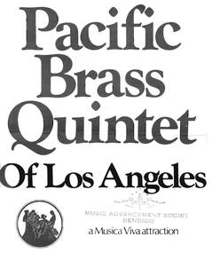 Document - PACIFIC BRASS QUINTET OF LOS ANGELES