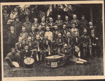 Photograph - LEGGO'S TIN CAN BAND 1915
