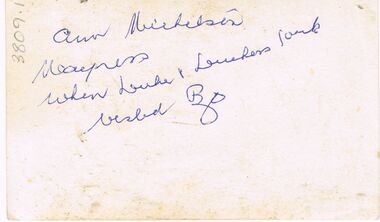 Photograph - MICHELSEN FAMILY: ANN MICHELSEN, 1920's