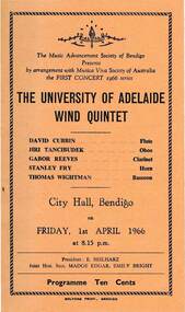 Document - THE UNIVERSITY OF ADELAIDE WIND QUARTET