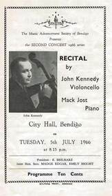 Document - RECITAL BY JOHN KENNEDY, MACK JOST