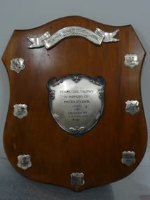 Award - TROPHY COLLECTION: SENIOR CITIZENS CLUB MORA RYDER TROPHY, 1962