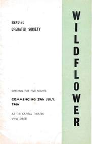 Document - THEATRE PROGRAM : WILDFLOWER PRODUCTION