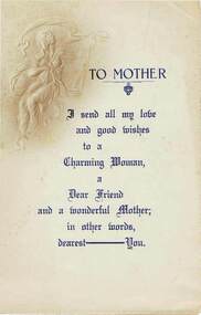 Document - TO MOTHER