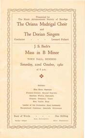 Document - MASS IN B MINOR