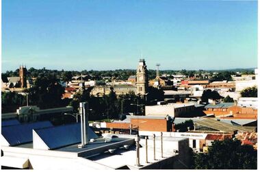 Photograph - COLOUR PHOTO OF BENDIGO ROOF TOPS