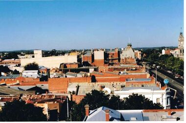 Photograph - COLOUR PHOTO OF BENDIGO ROOF TOPS