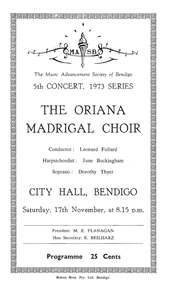 Document - THE ORIANA MADRIGAL CHOIR