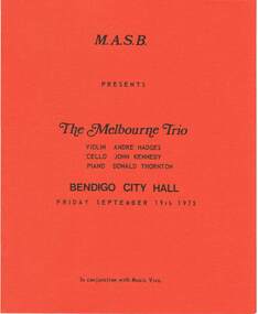 Document - THE MELBOURNE TRIO