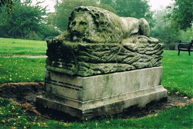 Photograph - JOAN CAPUANO COLLECTION: HEADSTONE FOR WILLIAM CROMPTON NOTTINGHAM