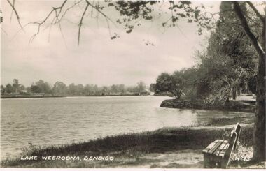 Photograph - VIEWS OF BENDIGO : NO. 13 : LAKE WEEROONA, BENDIGO : UNDATED