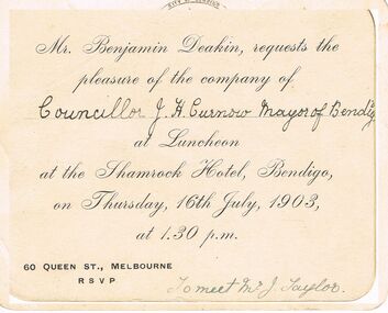 Document - SHAMROCK HOTEL COLLECTION: INVITATION