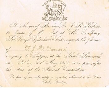 Document - SHAMROCK HOTEL COLLECTION: INVITATION