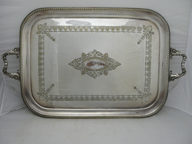 Award - SILVER TRAY PRESENTED TO COUNCILLOR G H GREEN, 1915