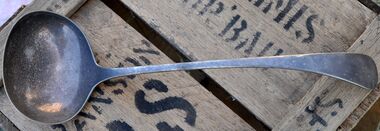 Domestic Object - SILVER COATED LADLE