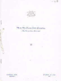 Document - SHAMROCK HOTEL COLLECTION: MENU