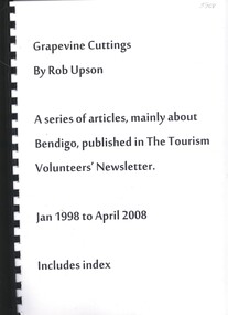 Book - GRAPEVINE CUTTINGS