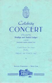 Document - LYDIA CHANCELLOR COLLECTION; CELEBRITY CONCERT PROGRAMME