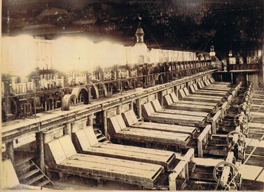 Photograph - GOLD TABLES IN STAMPER ROOM
