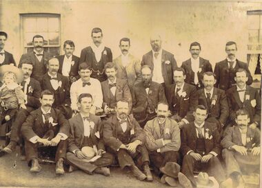 Photograph - GROUP PORTRAIT OF  MEN