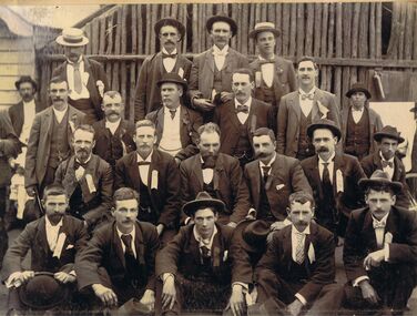 Photograph - GROUP PORTRAIT OF MEN