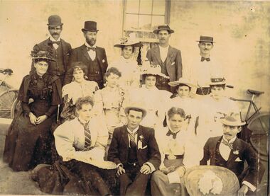 Photograph - GROUP PORTRAIT, MEN AND WOMEN