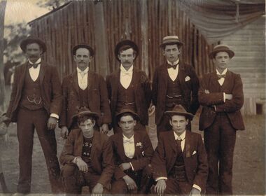 Photograph - GROUP PORTRAIT OF MALES