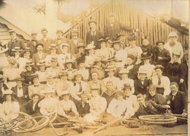 Photograph - QUEENS' CYCLING CLUB, 1897