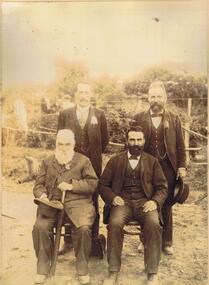 Photograph - GROUP PORTRAIT: ABRAHAM  ROBERTS, ARTHUR ROBERTS, MR. WILLIAM ABRAM ROBERTS JNR