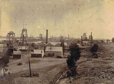 Photograph - MINING LANDSCAPE BENDIGO - CALIFORNIA GULLY AREA