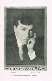 Document - LYDIA CHANCELLOR COLLECTION; ' MOISEIWITSCH'