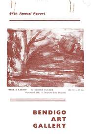 Book - BOOK - BENDIGO ART GALLERY 84TH ANNUAL REPORT