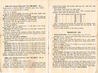 Book - BOOK - AUSTRALIAN COMFORTS FUND VICTORIAN DIVISION GUIDE TO KNITTING