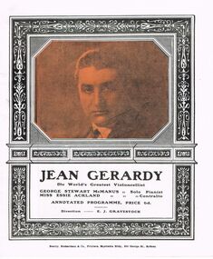 Document - LYDIA CHANCELLOR COLLECTION; JEAN GERARDY PROGRAMME