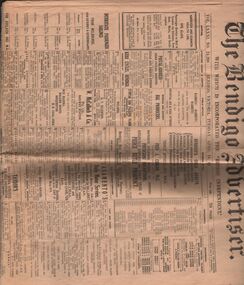 Newspaper - PETHARD COLLECTION: BENDIGO ADVERTISER, 18/04/1933