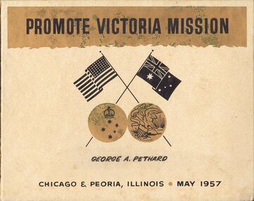 Document - PETHARD COLLECTION: PROMOTE VICTORIA MISSION