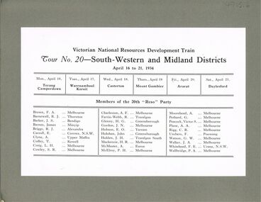 Photograph - PETHARD COLLECTION: PHOTOGRAPH TOUR NO. 20