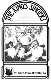 Document - MUSIC ADVANCEMENT SOCIETY BENDIGO,PRESENTS ''THE KING'S SINGERS''