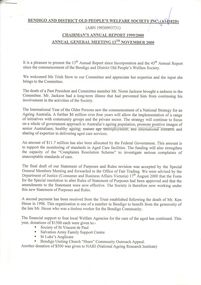 Document - OLD PEOPLES WELFARE SOCIETY COLLECTION: ANNUAL GENERAL MEETING