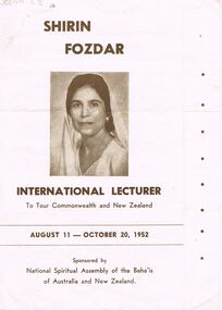 Ephemera - LYDIA CHANCELLOR COLLECTION; SHIRIN FOZDAR - INTERNATIONAL SPEAKER