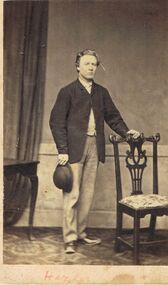 Photograph - BLACK AND WHITE PHOTOGRAPH OF YOUNG MAN