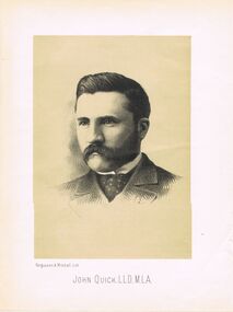 Photograph - JOHN QUICK LLD MLA