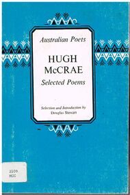 Book - ALEC H CHISHOLM COLLECTION: BOOK 'SELECTED POEMS' OF HUGH MCCRAE