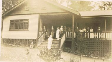 Photograph - BLACK AND WHITE PHOTOGRAPH MT KITCHENER HOUSE