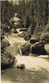 Photograph - BLACK AND WHITE PHOTOGRAPH OF KEPPELS FALLS   MARYSVILLE
