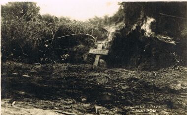 Postcard - GALLIPOLI  GRAVE - Isaac Dowsey, 1916